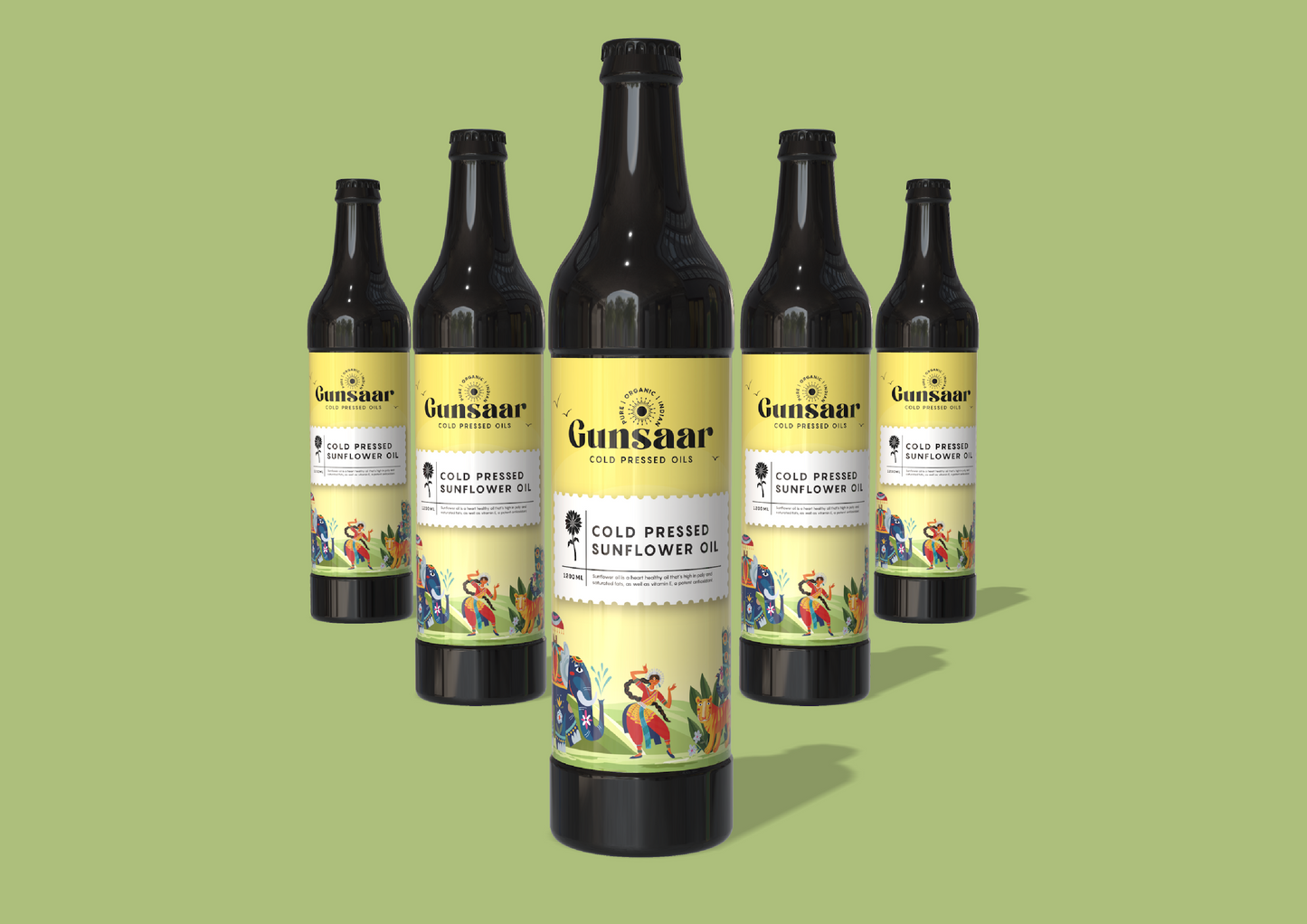 Gunsaar Cold Pressed Mustard Oil